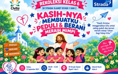 Rekoleksi Kelas 6 SD Strada Slamet Riyadi 2 dan 1: Peduli, Berani, dan Meraih Mimpi