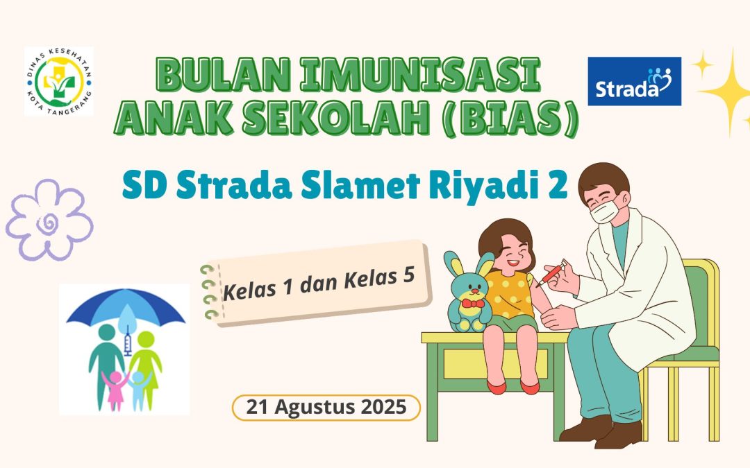 Bersama Cegah Penyakit, SD Strada Slamet Riyadi 2 Laksanakan Imunisasi Campak dan HPV