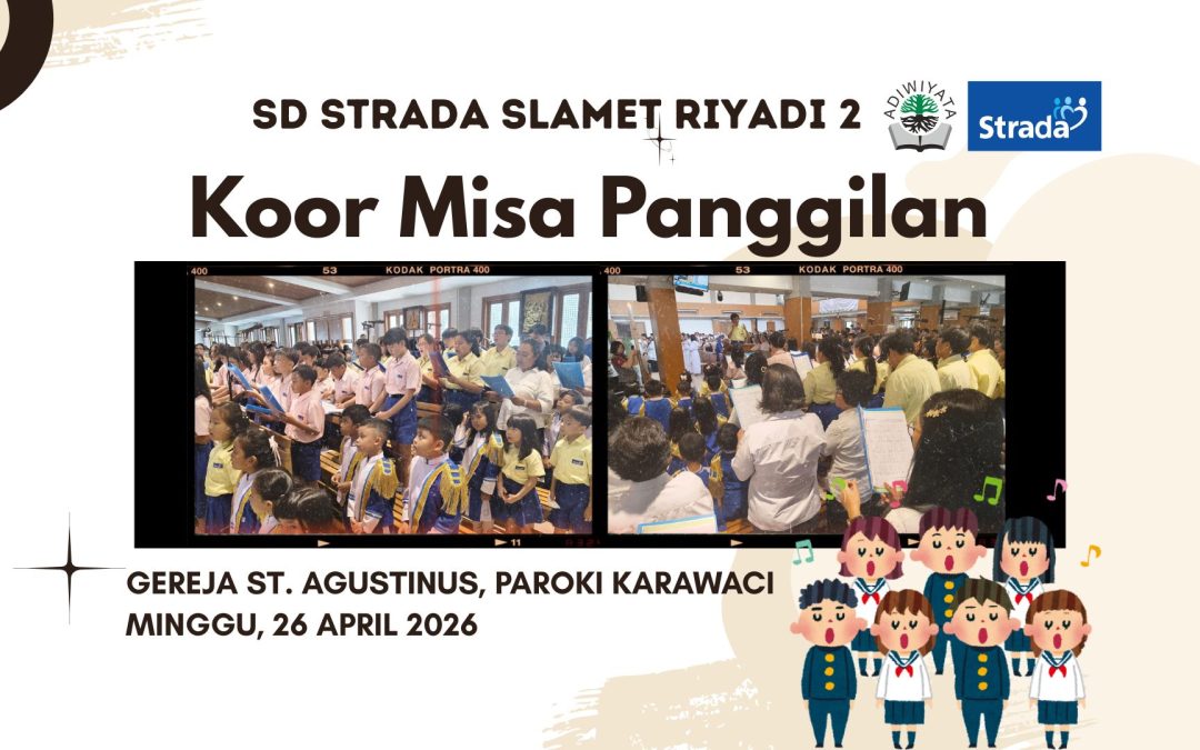 Partisipasi Koor Siswa Strada Komplek Perumnas dalam Misa Minggu Panggilan